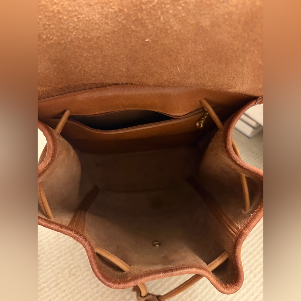 Vintage Coach Leather Backpack - Picture 5 of 6